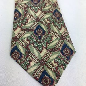Polo Ralph Lauren Floral Tie Handmade USA Silk 58"